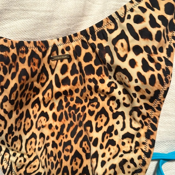 animal print high leg bikini bottoms. - Picture 3 of 3